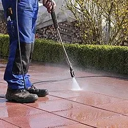 High-pressure water jetting in action for drain cleaning and unblocking services in Liverpool and Southport.